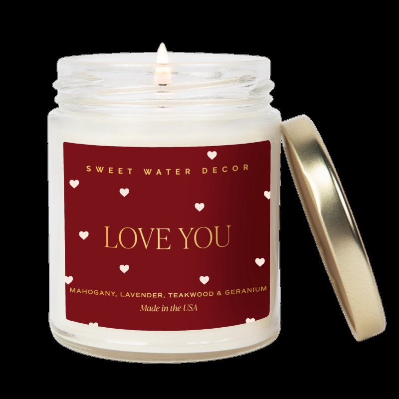 I Love You Candle - Same Day Delivery